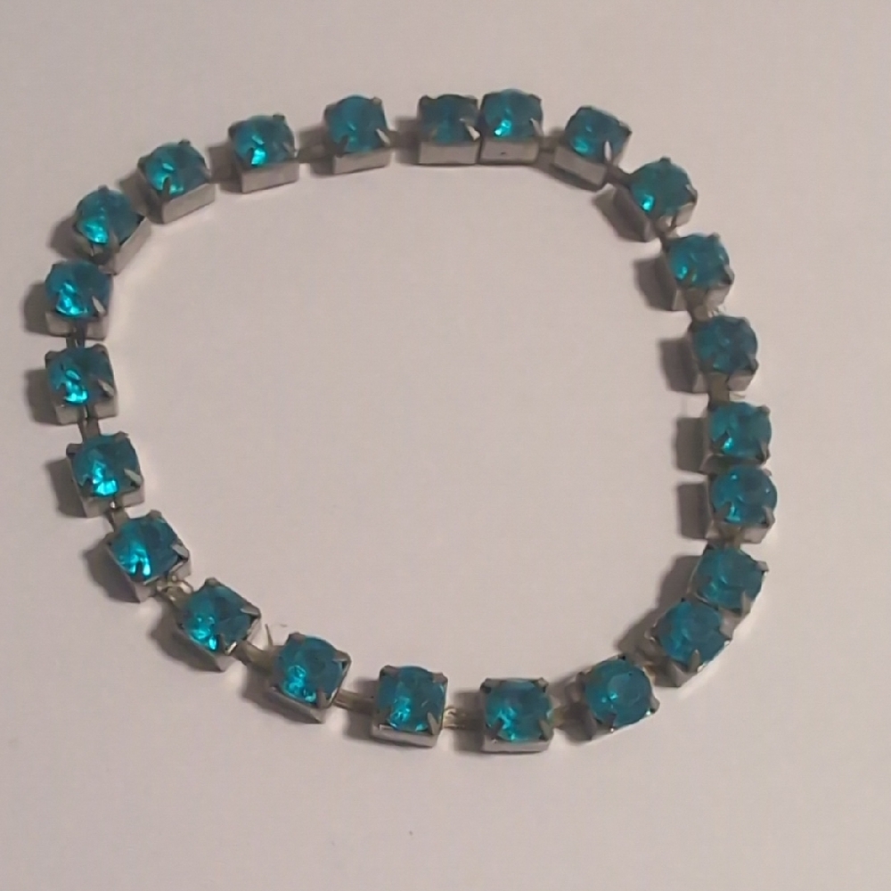 Elegant Blue Crystal‎ Bracelet / Anklet